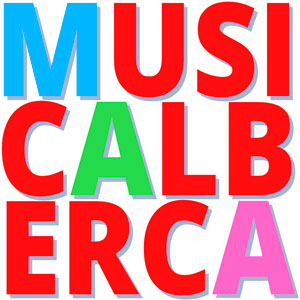 Logotipo cuadrado de Musicalberca